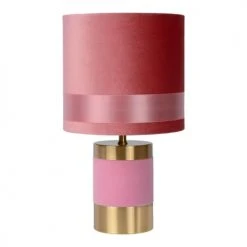 Lampea Lampes à Poser Lampe De Table En Métal Rose 32 Cm -Luminaires Ventes lampe de table en metal rose 32 cm 2