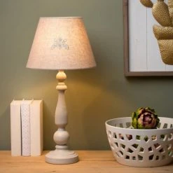 Lucide Lampes à Poser Lampe De Table En Métal Taupe 7 Lucide Lampes à Poser Lampe De Table En Métal Taupe -Luminaires Ventes lampe de table en metal taupe 1