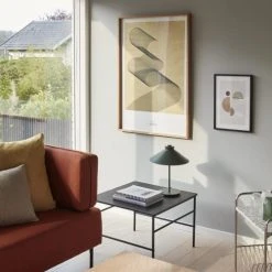 Hubsch Lampes à Poser Lampe De Table En Métal Vert -Luminaires Ventes lampe de table en metal vert 4