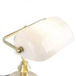 QAZQA Lampes à Poser Lampe De Table En Verre Doré -Luminaires Ventes lampe de table en verre dore 2