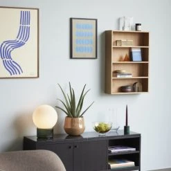 Hubsch Lampes à Poser Lampe De Table En Verre Vert -Luminaires Ventes lampe de table en verre vert 1