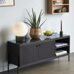 Hubsch Lampes à Poser Lampe De Table En Verre Vert -Luminaires Ventes lampe de table en verre vert 4