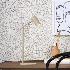 It's About Romi Lampes à Poser Lampe De Table Inclinable Beige H40cm -Luminaires Ventes lampe de table inclinable beige h40cm 1