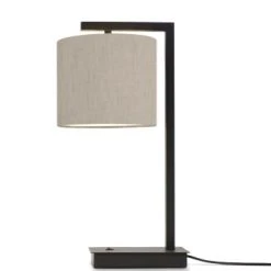 It's About Romi Lampes à Poser Lampe De Table Noire Et Abat-jour H44cm -Luminaires Ventes lampe de table noire et abat jour h44cm 5