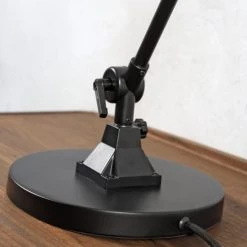 It's About Romi Lampes à Poser Lampe De Table Noire Flexible Et Abat-jour Gris H100cm -Luminaires Ventes lampe de table noire flexible et abat jour gris h100cm 3