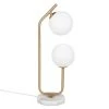 Maisons Du Monde Lampes à Poser Lampe Deux Globes En Verre Et Métal Doré, Socle En Marbre Blanc -Luminaires Ventes lampe deux globes en verre et metal dore socle en marbre blanc 1000 16 31 229057 1