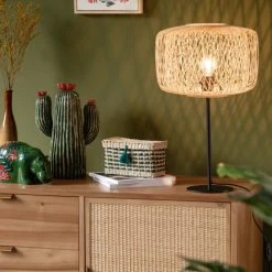 Maisons Du Monde Lampes à Poser Lampe En Bambou Et Métal Noir 7 Maisons Du Monde Lampes à Poser Lampe En Bambou Et Métal Noir -Luminaires Ventes lampe en bambou et metal noir 1000 13 39 228204 3