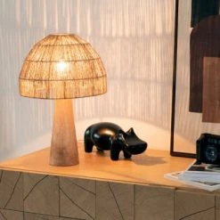 Maisons Du Monde Lampes à Poser Lampe En Bois -Luminaires Ventes lampe en bois 1000 5 37 216517 3
