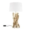 Maisons Du Monde Lampes à Poser Lampe En Bois Flotté Et Abat-jour En Coton H 55 Cm -Luminaires Ventes lampe en bois flotte et abat jour en coton h 55 cm 1000 16 0 138498 1