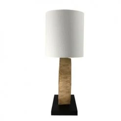 Now’s Home Lampes à Poser Lampe En Bois Naturel Avec Abat-jour Ivoire H57cm -Luminaires Ventes lampe en bois naturel avec abat jour ivoire h57cm 4
