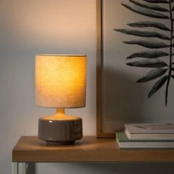 Maisons Du Monde Lampes à Poser Lampe En Céramique Beige Et Abat-jour En Coton écru -Luminaires Ventes lampe en ceramique beige et abat jour en coton ecru 1000 15 2 225010 3