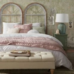 Maisons Du Monde Lampes à Poser Lampe En Céramique Bleue Abat-jour En Lin Blanc -Luminaires Ventes lampe en ceramique bleue abat jour en lin blanc 1000 8 37 209465 6