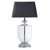 Maisons Du Monde Lampes à Poser Lampe En Cristal Et Abat-jour En Coton Noire H 65 Cm -Luminaires Ventes lampe en cristal et abat jour en coton noire h 65 cm 1000 8 3 117427 1