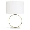 Maisons Du Monde Lampes à Poser Lampe En Marbre Blanc Et Métal Doré, Abat-jour En Coton Blanc -Luminaires Ventes lampe en marbre blanc et metal dore abat jour en coton blanc 1000 0 12 226865 1