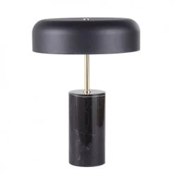 Maisons Du Monde Lampes à Poser Lampe En Marbre, Métal Noir Et Doré H48