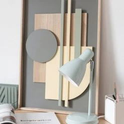 Maisons Du Monde Lampes à Poser Lampe En Métal Bleu Clair -Luminaires Ventes lampe en metal bleu clair 1000 11 38 224513 1