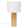 Maisons Du Monde Lampes à Poser Lampe En Métal Doré Et Abat-jour En Lin Blanc -Luminaires Ventes lampe en metal dore et abat jour en lin blanc 1000 9 33 227214 1