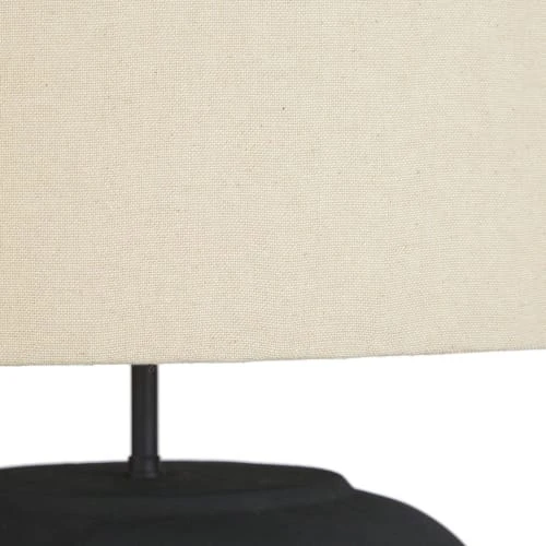 Maisons Du Monde Lampes à Poser Lampe En Métal Noir Et Abat-jour En Lin H69 4 Maisons Du Monde Lampes à Poser Lampe En Métal Noir Et Abat-jour En Lin H69 – Image 2