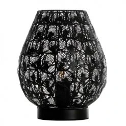 Lussiol Lighting Lampes à Poser Lampe En Métal Noir H.25 Cm