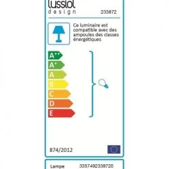 Lussiol Lighting Lampes à Poser Lampe En Métal Noir H.25 Cm -Luminaires Ventes lampe en metal noir h 25 cm 3