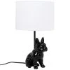 Maisons Du Monde Lampes à Poser Lampe En Polyrésine Noire Et Abat-jour Blanc -Luminaires Ventes lampe en polyresine noire et abat jour blanc 1000 13 12 227439 1