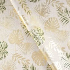 Belamp Appliques Murales Et Spots Lampe équerre Tissu Feuillage Doré Et Cordon Torsadé Or -Luminaires Ventes lampe equerre tissu feuillage dore et cordon torsade or 3