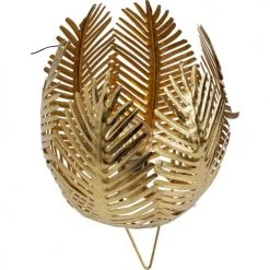 Kare Design Lampes à Poser Lampe Feuilles En Acier Doré -Luminaires Ventes lampe feuilles en acier dore 4