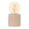 Maisons Du Monde Guirlandes Et Décorations Lumineuses Lampe Globe En Verre Et Argile Rose H16