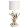 Maisons Du Monde Lampes à Poser Lampe Imitation Bois Flotté Et Abat-jour Blanc -Luminaires Ventes lampe imitation bois flotte et abat jour blanc 1000 12 26 119131 1