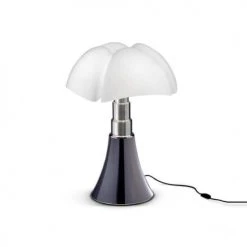 Martinelli Luce Lampes à Poser Lampe LED Argentée Avec Variateur H35cm