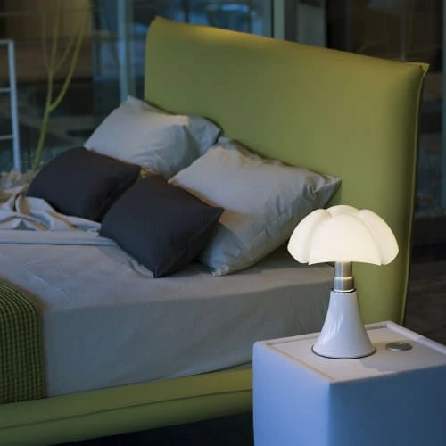 Martinelli Luce Lampes à Poser Lampe LED Blanche Avec Variateur H35cm 8 Martinelli Luce Lampes à Poser Lampe LED Blanche Avec Variateur H35cm – Image 6