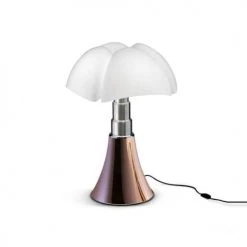 Martinelli Luce Lampes à Poser Lampe LED Cuivrée Avec Variateur H35cm