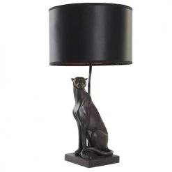 ITEM International Lampes à Poser Lampe Léopard En Résine 58 Cm