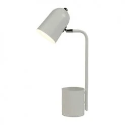 Decoratie Lampes à Poser Lampe Métal Avec Pot Crayons Blanc -Luminaires Ventes lampe metal avec pot crayons blanc 3