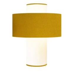 Abat-jours Lampes à Poser Lampe Taupe D 35 Cm -Luminaires Ventes lampe moutarde d 35 cm 1