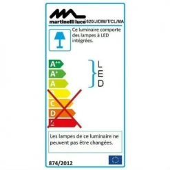 Martinelli Luce Lampes à Poser Lampe Nomade LED H35cm -Luminaires Ventes lampe nomade led h35cm 3