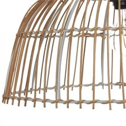 Beliani Suspensions Lampe Suspendue En Rotin Naturel -Luminaires Ventes lampe suspendue en rotin naturel 10