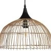 Beliani Suspensions Lampe Suspendue En Rotin Naturel -Luminaires Ventes lampe suspendue en rotin naturel 6