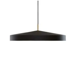 OYOY Living Design Suspensions Lampe Suspendue Noire Métal Revêtement Par Poudre Ø65xH19cm -Luminaires Ventes lampe suspendue noire metal revetement par poudre oe65xh19cm 2