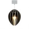 Gone's Suspensions Lampe Suspension Bois Et Béton Frêne Teinté Noir Cordon Blanc -Luminaires Ventes lampe suspension bois et beton frene teinte noir cordon blanc 1