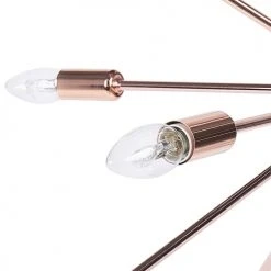 Beliani Suspensions Lampe Suspension Cuivrée -Luminaires Ventes lampe suspension cuivree 3