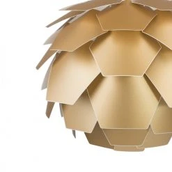 Beliani Suspensions Lampe Suspension Dorée Mini -Luminaires Ventes lampe suspension doree mini 2