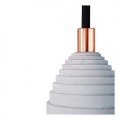 Gone's Lustres Lampe Suspension En Béton Accessoires Cuivrés -Luminaires Ventes lampe suspension en beton accessoires cuivres 2