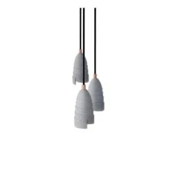 Gone's Lustres Lampe Suspension En Béton Accessoires Perle Noire -Luminaires Ventes lampe suspension en beton accessoires cuivres 5