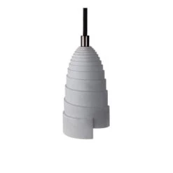 Gone's Suspensions Lampe Suspension En Béton Accessoires Cuivrés -Luminaires Ventes lampe suspension en beton accessoires perle noire 6