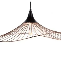 Beliani Suspensions Lampe Suspension En Métal Cuivré