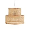 Madam Stoltz Suspensions Lampe Suspension En Rotin -Luminaires Ventes lampe suspension en rotin