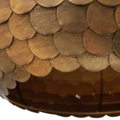 Bepurehome Suspensions Lampe Suspension Métal Antique Messing Doré -Luminaires Ventes lampe suspension metal antique messing dore 2