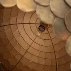 Bepurehome Suspensions Lampe Suspension Métal Antique Messing Doré -Luminaires Ventes lampe suspension metal antique messing dore 3