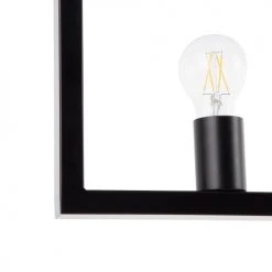 Beliani Suspensions Lampe Suspension Noir -Luminaires Ventes lampe suspension noir 2